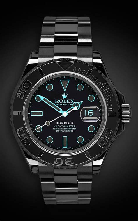 titan black rolex|custom black rolex watches.